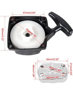 Recoil Starter Pull Start Genérico 2 Tiempos 33cc a 50cc 2