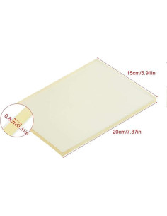 Alfombrilla de Perforación de Cuero Yimaa 20x15cm Ecológica 2