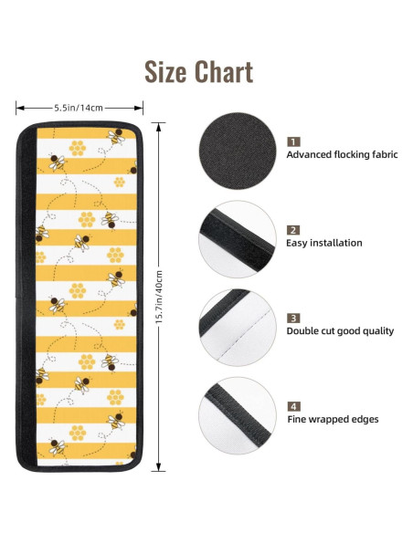 Cubiertas de Manijas de Refrigerador Bueutvel 4 Piezas 40x14 cm
