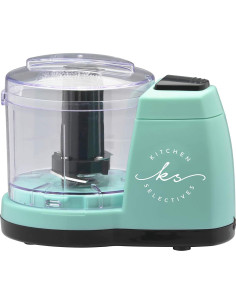 Mini Picadora Eléctrica Kitchen Selectives 1.5 Tazas Verde Menta 2