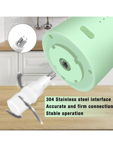 Procesador de Alimentos Inalámbrico Afonton AF-FP-G 1.3 Taza Verde