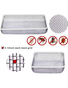 Pantallas para Insectos Eazy2hD - Paquete de 4 para RV 2