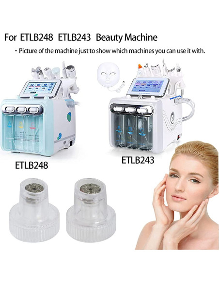 Accesorios de Repuesto para Máquina de Cuidado Facial Elitzia ETTIPS12