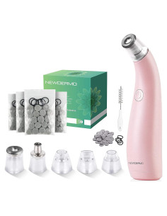 Máquina de Microdermoabrasión NUEVADERMO 2-en-1 Rosa con 120 Filtros
