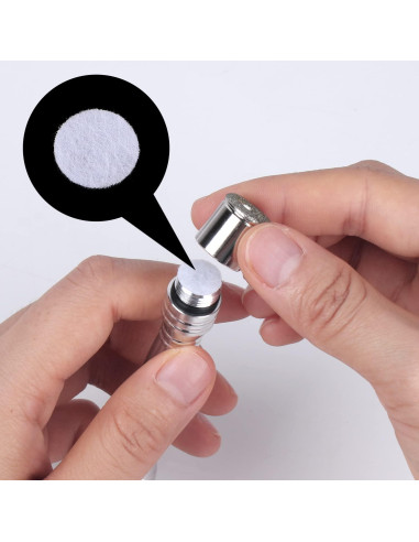 9 Puntas de Microdermoabrasión Yofuly + 3 Varitas Accesorios