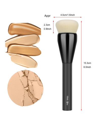 Brocha de Maquillaje Grande Vela.Yue para Base y Contorno