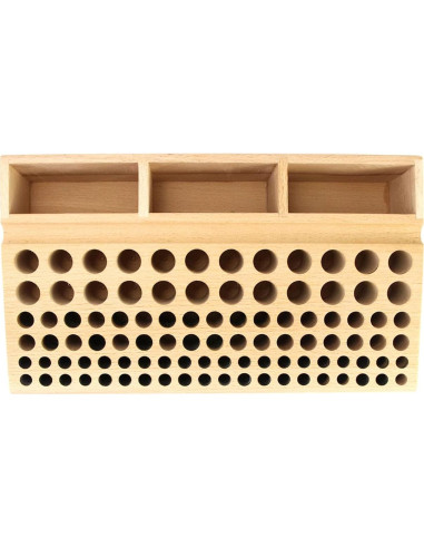 Soporte de Herramientas de Cuero QWORK con 98 Agujeros