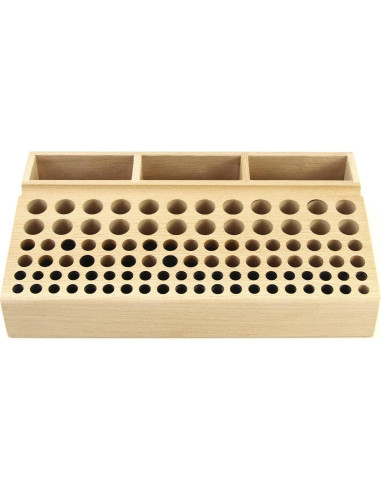 Soporte de Herramientas de Cuero QWORK con 98 Agujeros