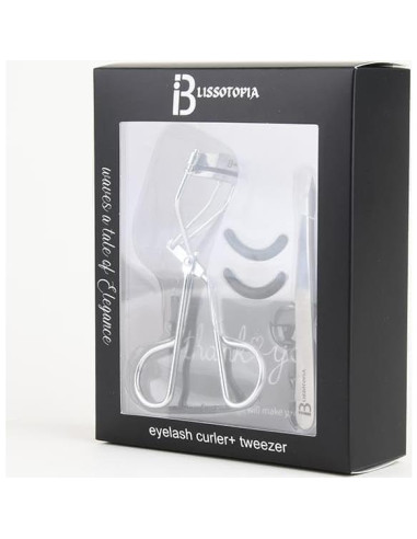 Set de Rizadores de Pestañas y Pinzas Blissotopia 2 en 1