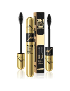 Máscara 2-en-1 YUMEYPLEMI Negra Impermeable para Pestañas