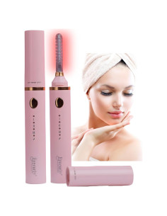 Rizador de Pestañas Térmico ARCIK Rosa - Eléctrico Portátil con 4 Modos