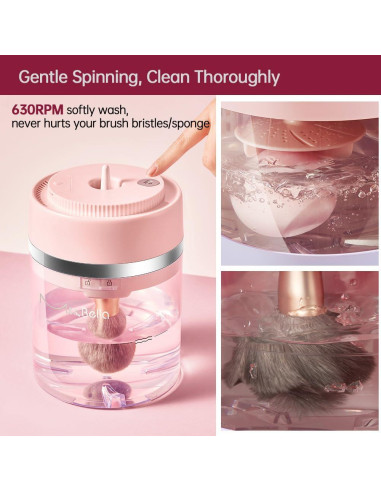 Limpiadora y Secadora de Brochas Miss Bella BBC02-Pro USB