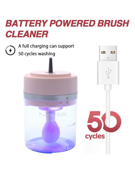 Limpiadora y Secadora de Brochas Miss Bella BBC02-Pro USB