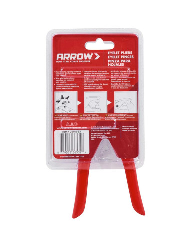 Kit de Herramientas de Ojal Arrow GEPK532 con 100 Ojales 4mm