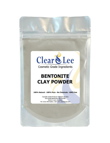 Paquete de 5 Polvos de Arcilla Cosmética ClearLee - 100% Pura