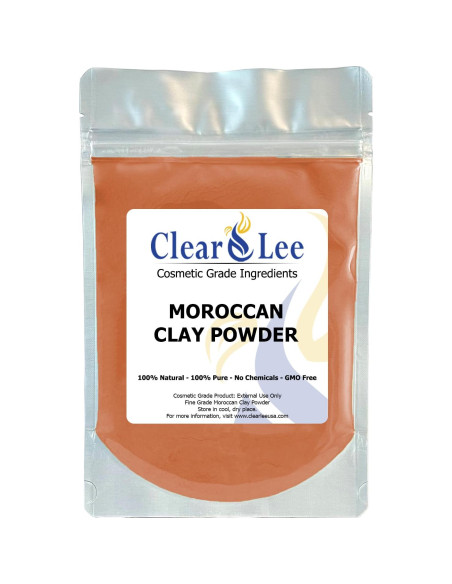 Paquete de 5 Polvos de Arcilla Cosmética ClearLee - 100% Pura