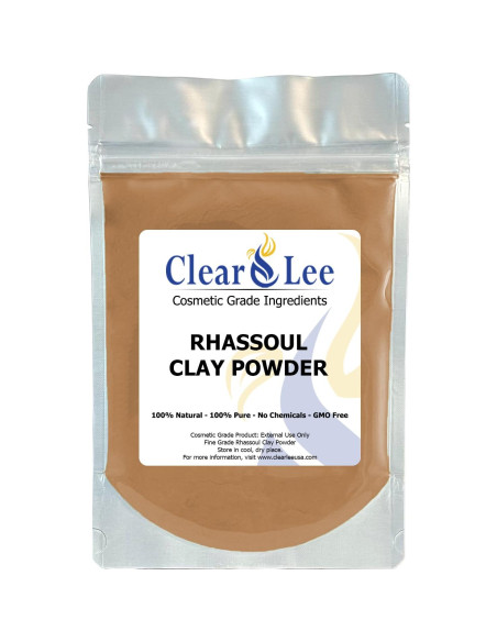 Paquete de 5 Polvos de Arcilla Cosmética ClearLee - 100% Pura