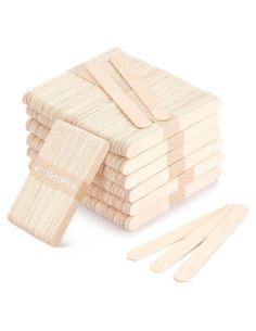 1500 Palitos de Cera de Madera Jumbo WoBiogHo 15x1.8cm