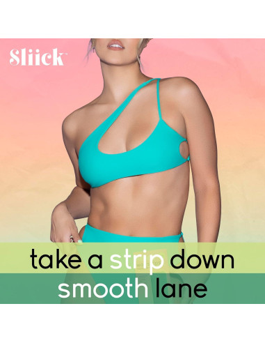 Cintas de Cera Sliick para Eliminación de Vello - 40 Unidades con Jojoba y Vitamina E