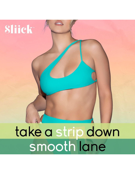 Cintas de Cera Sliick para Eliminación de Vello - 40 Unidades con Jojoba y Vitamina E