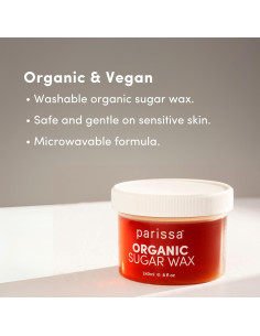 Cera de Azúcar Orgánica Parissa 240ml para Piernas y Cuerpo 2