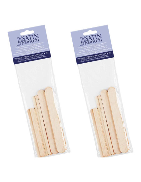 Kit de Depilación Satin Smooth - Tiras No Tejidas y Aplicadores