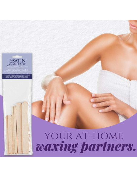 Kit de Depilación Satin Smooth - Tiras No Tejidas y Aplicadores