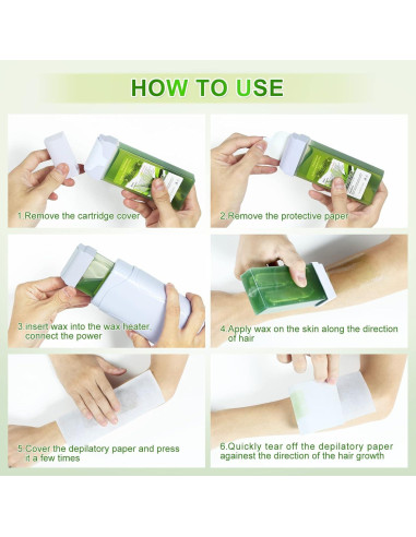 Cera Depilatoria Liddy Dance Aloe 400g - Suave para Piel Sensible