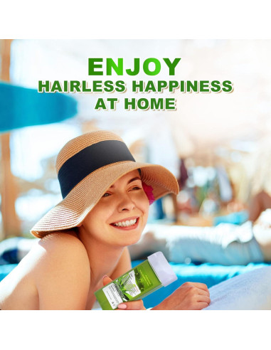 Cera Depilatoria Liddy Dance Aloe 400g - Suave para Piel Sensible