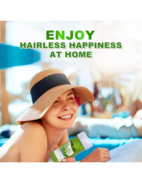 Cera Depilatoria Liddy Dance Aloe 400g - Suave para Piel Sensible