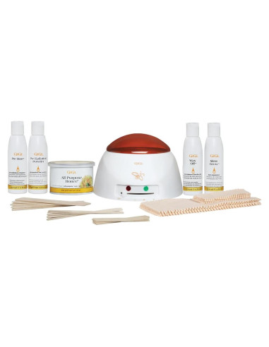 Kit de Cera para Depilación GiGi - Calentador y Accesorios