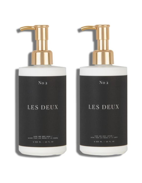 Set de Cuidado Corporal Les Deux - Gel de Ducha y Loción Hidratante