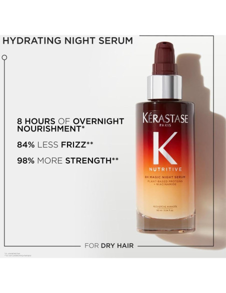 Kérastase Nutritive 8H Magic Night Serum 30ml - Tratamiento Nocturno para Cabello Seco