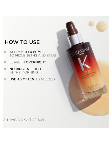 Kérastase Nutritive 8H Magic Night Serum 30ml - Tratamiento Nocturno para Cabello Seco