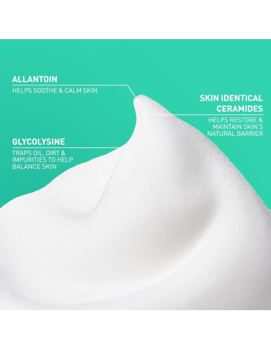 CeraVe Limpiador Facial Espuma 289.9g Piel Mixta Hidratante