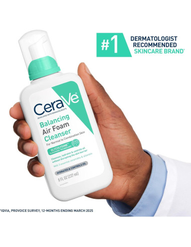 CeraVe Limpiador Facial Espuma 289.9g Piel Mixta Hidratante