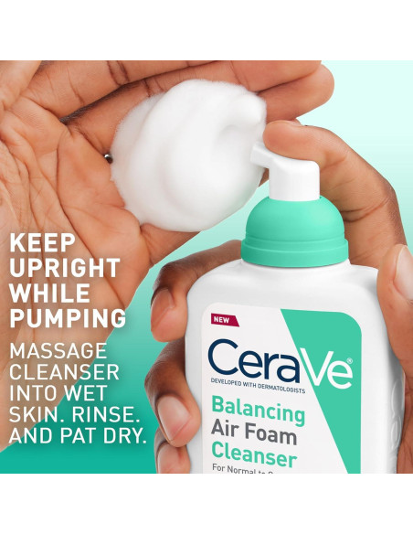 CeraVe Limpiador Facial Espuma 289.9g Piel Mixta Hidratante