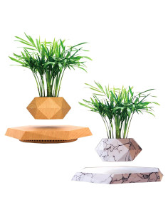 Paquete de 2 Macetas Flotantes Magnéticas 2025 para Bonsai