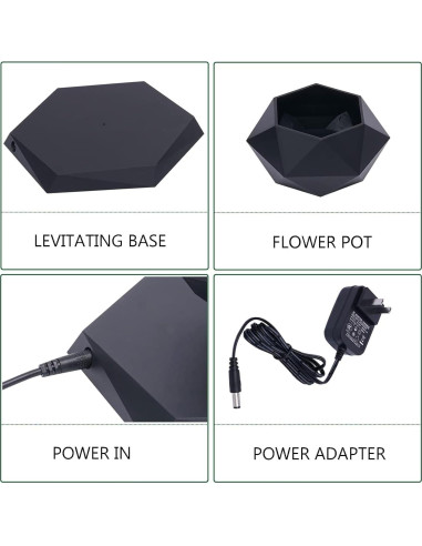Paquete de 2 Macetas Flotantes Magnéticas 2025 para Bonsai