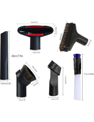 Accesorios de aspiradora Hotamb 32 mm para limpieza de ventilación