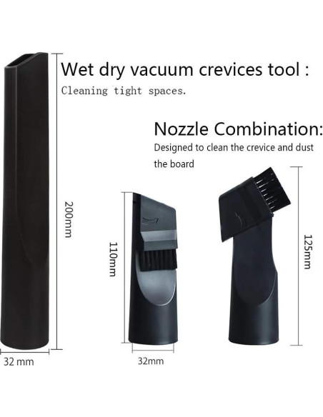 Accesorios de aspiradora Hotamb 32 mm para limpieza de ventilación