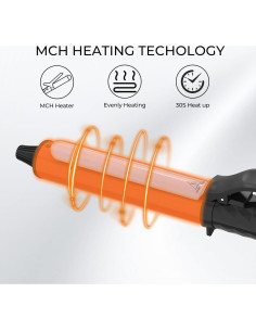 Plancha de Rizar Cerámica Qianyi 6.2" Temperatura Ajustable 2