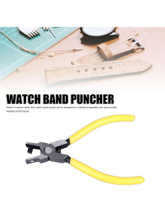 Perforador de Correas de Reloj Fafeicy, Acero al Carbono, 4mm 2