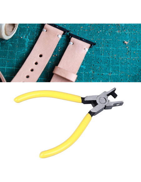 Perforador de Correas de Reloj Fafeicy, Acero al Carbono, 4mm