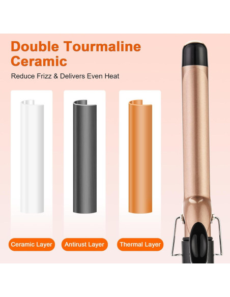 Tenaza Profesional Mcodon 1 Pulgada Cerámica Turmalina Ajustable