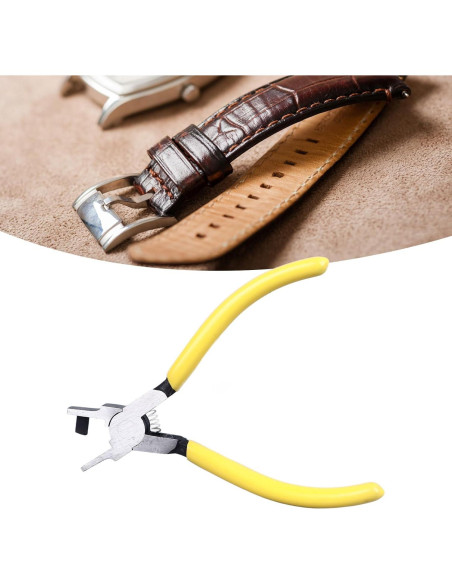 Perforador de Correas de Reloj Fafeicy, Acero al Carbono, 4mm