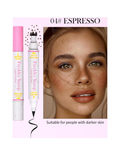Bolígrafo de Sello de Pecas Erinde 2-en-1 Impermeable 04 Espresso 2