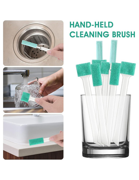 Juego de 8 Cepillos de Limpieza TIESOME para Hogar y Auto