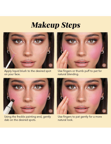 Bolígrafo de Maquillaje 2 en 1 CAKAILA para Pecas y Rubor