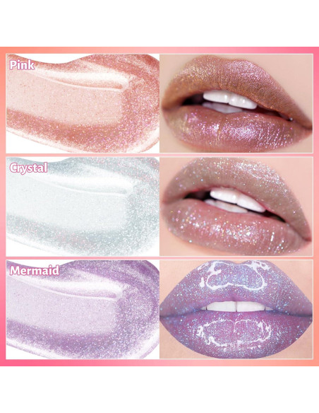 Set de Brillo Labial UCANBE 6 Colores Hidratante y Voluminizador